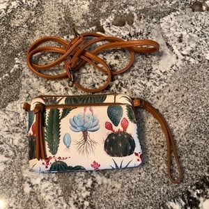 Cactus Wristlet Crossbody